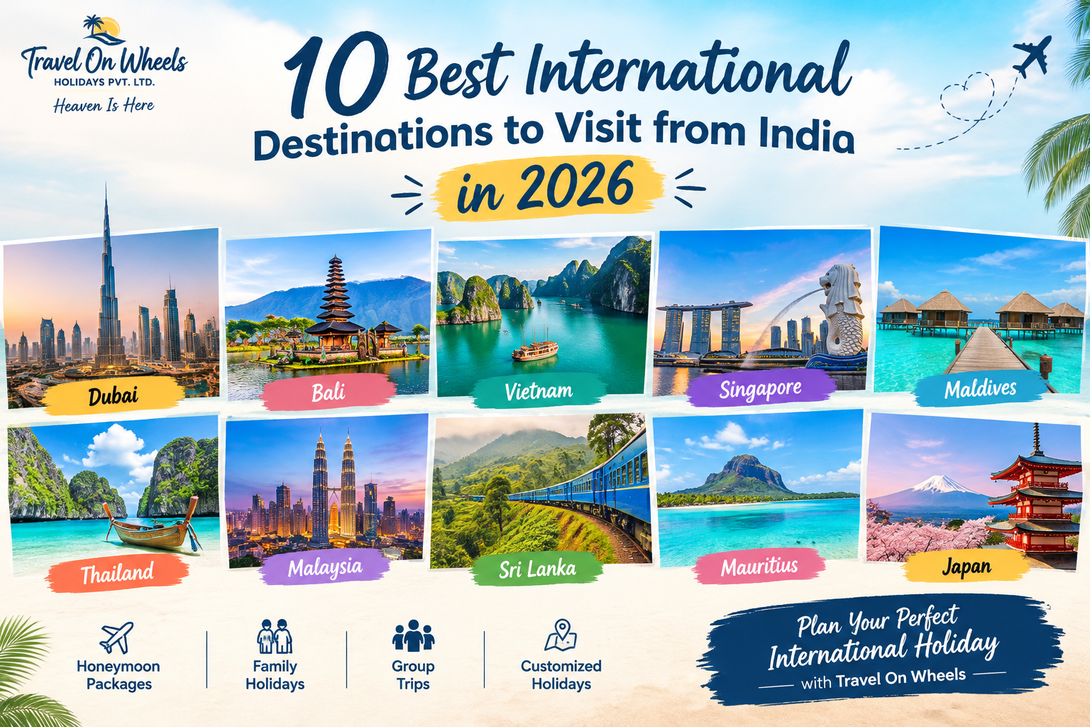 10 Best International Destinations to Visit from India in 2026